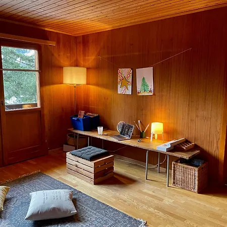 Domek alpejski Forest With Private Bridge & Mountain View