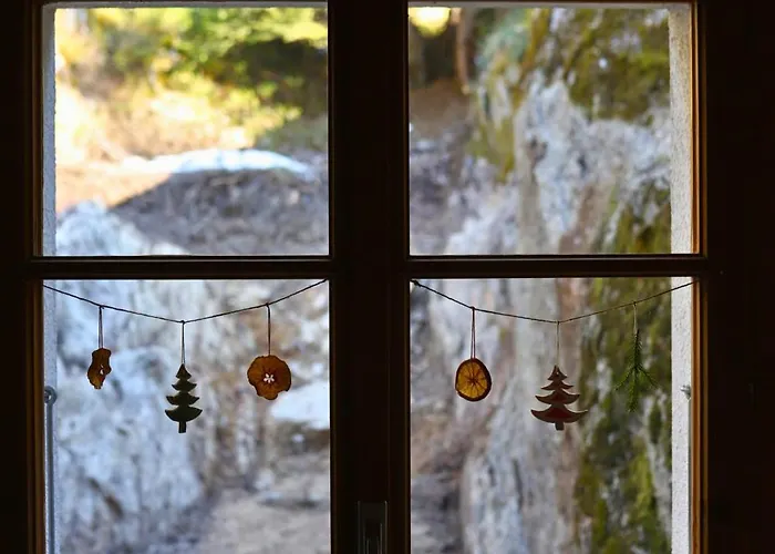 Forest With Private Bridge & Mountain View Domek alpejski