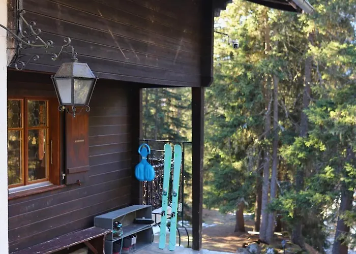 Forest With Private Bridge & Mountain View Domek alpejski Naters