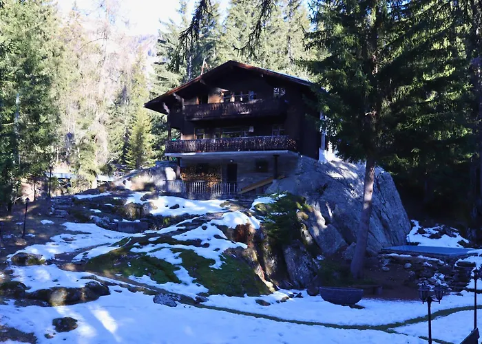 Forest With Private Bridge & Mountain View Domek alpejski