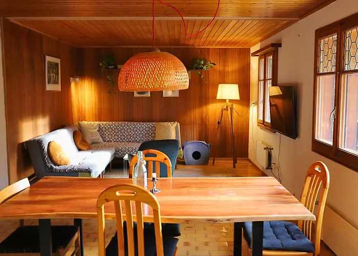 Forest With Private Bridge & Mountain View * Naters