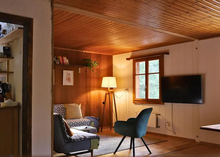 Forest With Private Bridge & Mountain View Naters