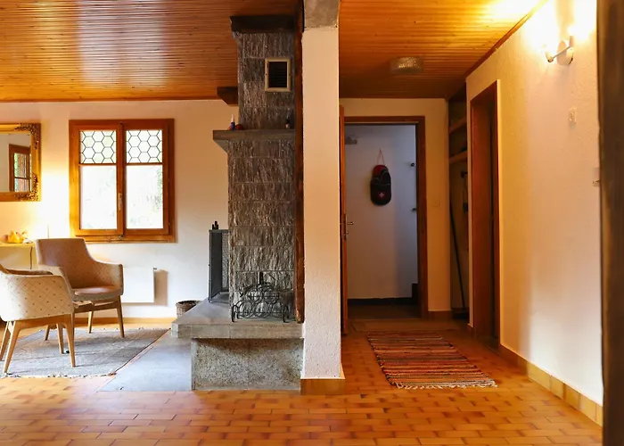 Forest With Private Bridge & Mountain View Naters