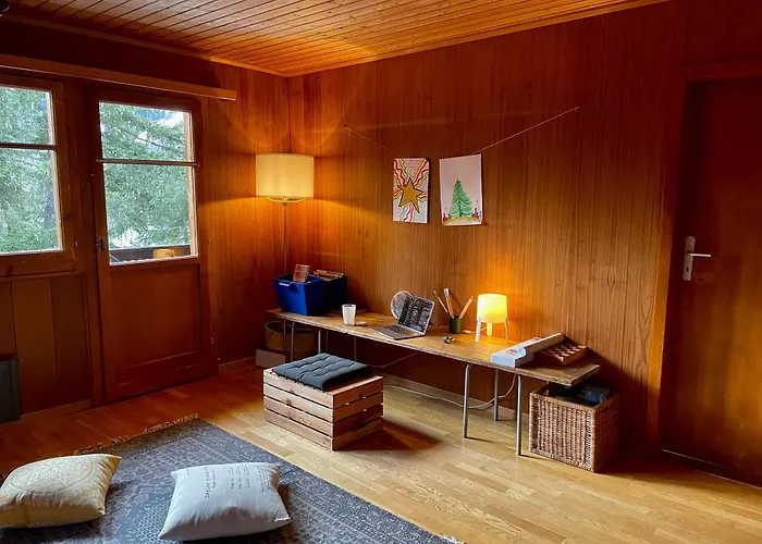 Domek alpejski Forest With Private Bridge & Mountain View