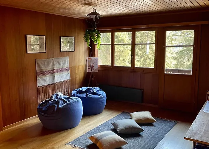 Forest With Private Bridge & Mountain View Domek alpejski Naters