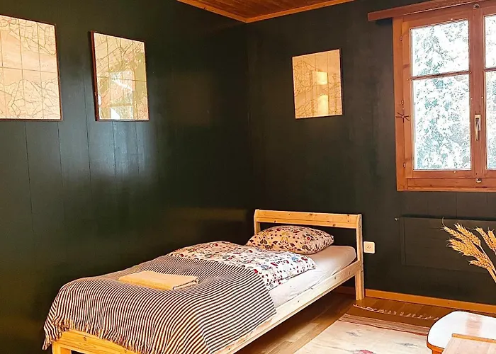 Forest With Private Bridge & Mountain View * Naters